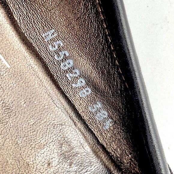 AGL black leather flats size 38.5 Made in Italy - Picture 6 of 8